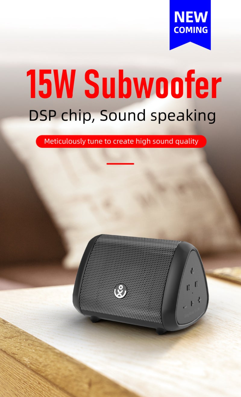 XDOBO BMTL TRY&GO Mini 15W BT Audio Home & Outdoor Riding Plug-in Wireless Portable Speaker Desktop Small Speaker with FM Radio - Image 3