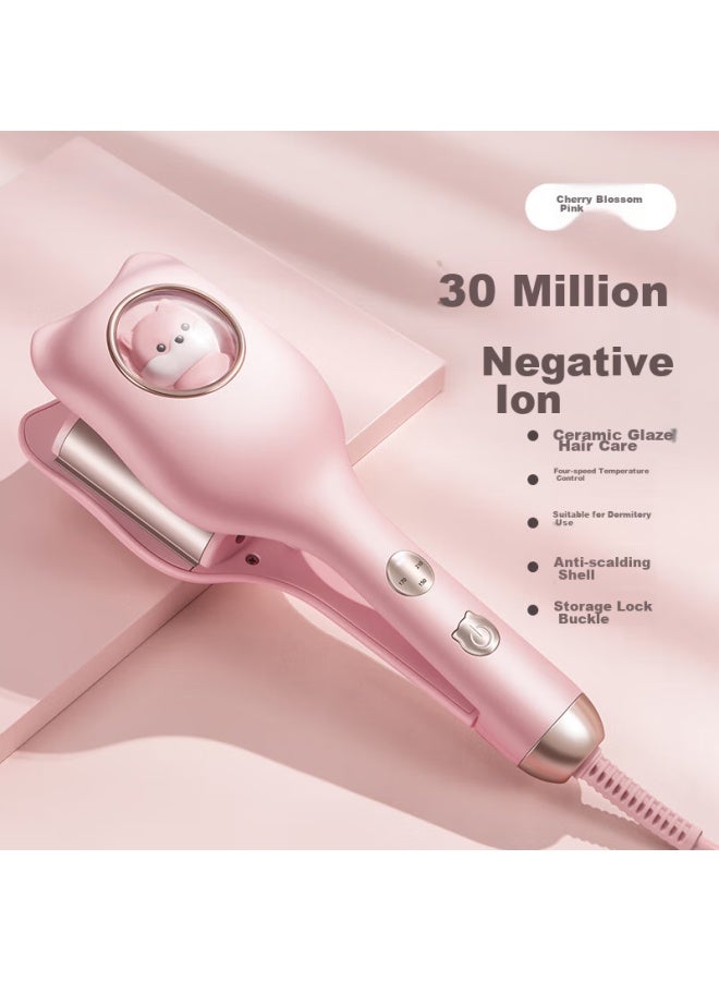 Aux Egg Roll Curler 32mm, Korean-style Egg Roll Clip, Negative Ion Hair Protection Egg Curler, Wool Large Curl Wave Wavy Volumizing Curling Iron - Image 2