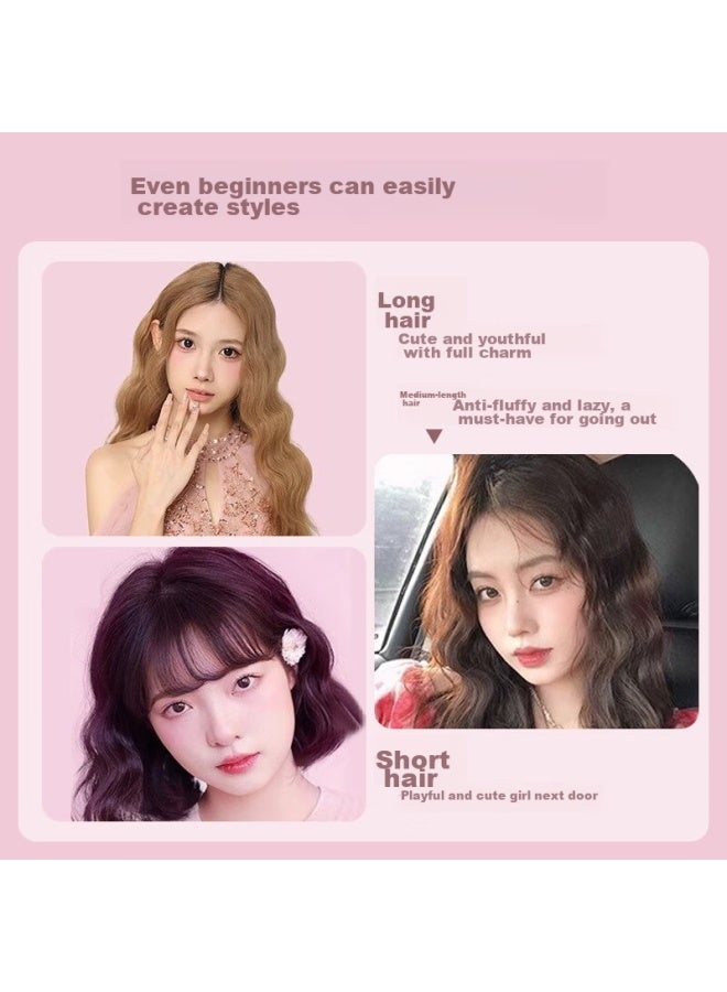 Aux Egg Roll Curler 32mm, Korean-style Egg Roll Clip, Negative Ion Hair Protection Egg Curler, Wool Large Curl Wave Wavy Volumizing Curling Iron - Image 1