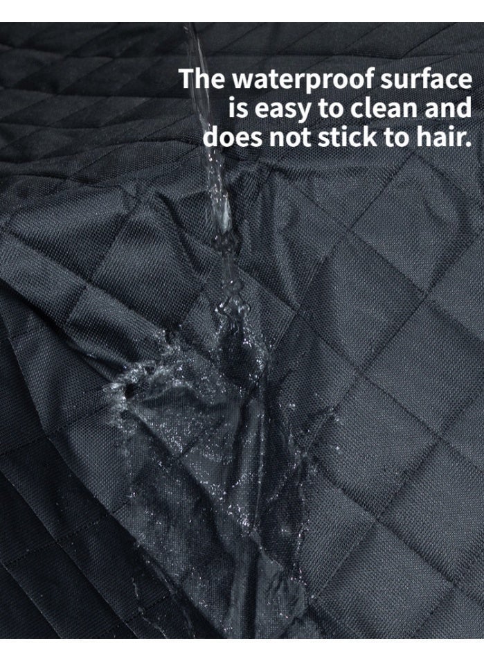 CKIKH dog car seat cover, waterproof, scratch-resistant, non-slip hammock style, durable car trunk mat cover, with pet safety belt, suitable for cars and trucks. - Image 5