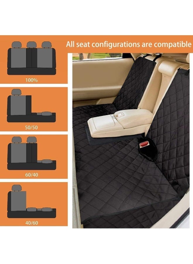 CKIKH dog car seat cover, waterproof, scratch-resistant, non-slip hammock style, durable car trunk mat cover, with pet safety belt, suitable for cars and trucks. - Image 1