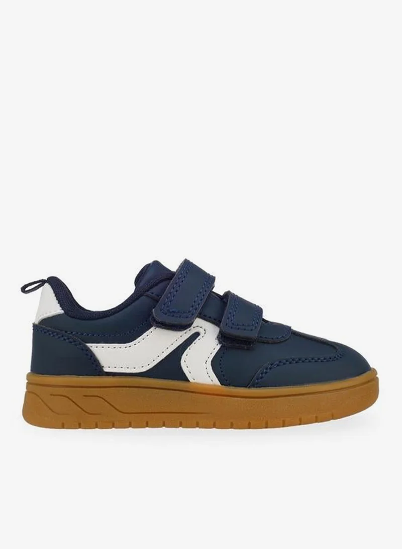 جونيورز Boys Hook & Loop Ankle School Sneakers