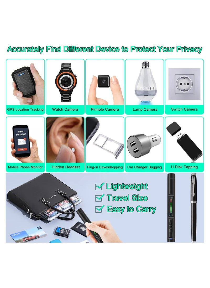 SYOSI - Upgraded Camera Detector, Bug Detector, Detector Signal Scanner, WiFi Device Finder GPS Tracker Detection, with 12 Levels Sensitivity and 4 Modes for Travel, Office, Home - Image 1