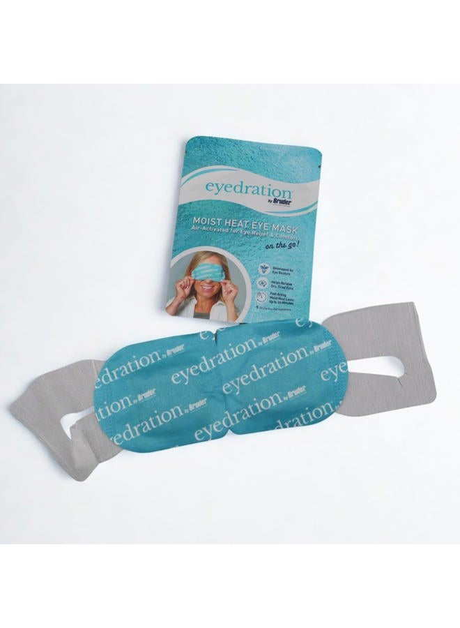Bruder Air-Activated Eye Steam Mask l Dry Eye Relief l Disposable Heated Eye Mask l Gentle, Soothing and Hydrating l No Microwave Needed l Convenient and Lightweight - 10 Single Use Compresses - Box Version - Image 3