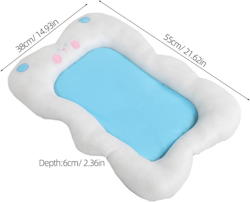 Kichvoe Pet Bed Mat Breathable Cooling Dog Nest with Soft Padding White Medium Size for Small and Medium Dogs Puppy Sleeping Cushion Cat Sleeping Pad - Image 2
