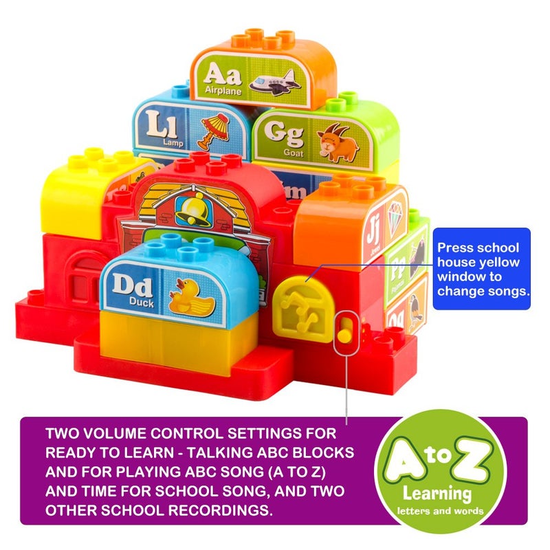 WEofferwhatYOUwant Talking ABC Blocks Alphabet Learning - Plastic Blocks with Audio for 18 Months and Up - Image 5