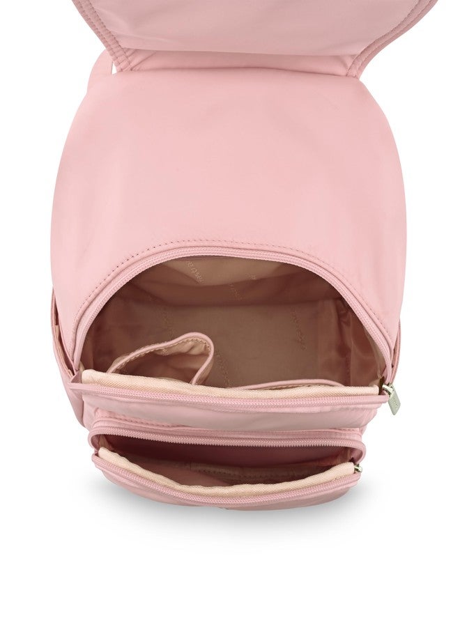 Fastrack Casual Backpack for Girls | Nylon Women's Handbags | Space for 2 Bottle Holder| Ladies Purse Handbag | Backpack for Casual Carry - Image 5