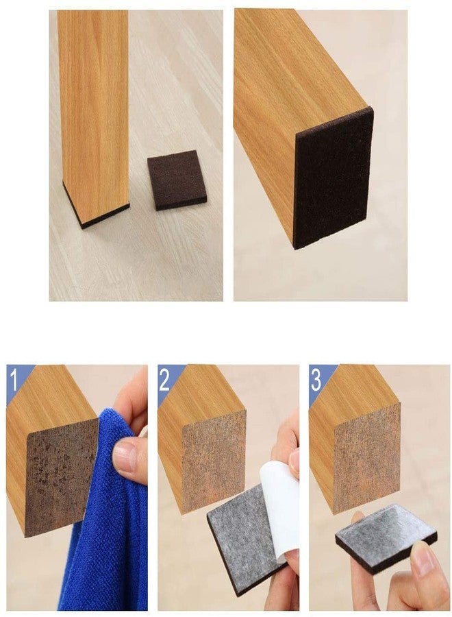 دي آي واي كرافتس مجموعة أدوات نقل الأثاث الثقيلة من DIY Crafts As Choice، مقاس 4 بوصات، مناسبة للأرضيات الخشبية، مصنوعة من اللباد، داخل أنبوب قابل لإعادة الاستخدام، 8 قطع من اللباد لنقل الأثاث، وسادات نقل أثاث قابلة لإعادة الاستخدام. - Image 5