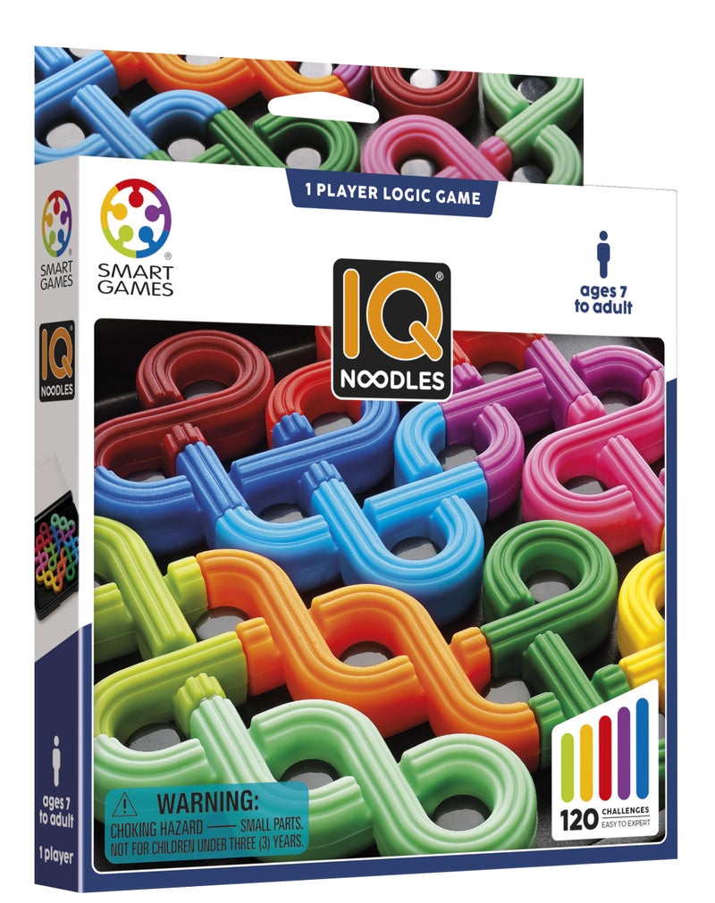 SmartGames IQ Noodles - A Travel Friendly Logic Puzzle for Ages 7 - Adult with 120 Challenges and 2 Play Modes! - Image 3