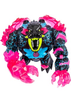 MrBeast Lab MrBeast Lab Apex Beast Neon Panther Collector Figure, Standing at 6.5 Inches/16.5cm Tall, with Extreme Detailing, Premium Packaging, 13 Points of Articulation and Chomp Jaw  - Image 3