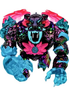 MrBeast Lab MrBeast Lab Apex Beast Neon Panther Collector Figure, Standing at 6.5 Inches/16.5cm Tall, with Extreme Detailing, Premium Packaging, 13 Points of Articulation and Chomp Jaw  - Image 5