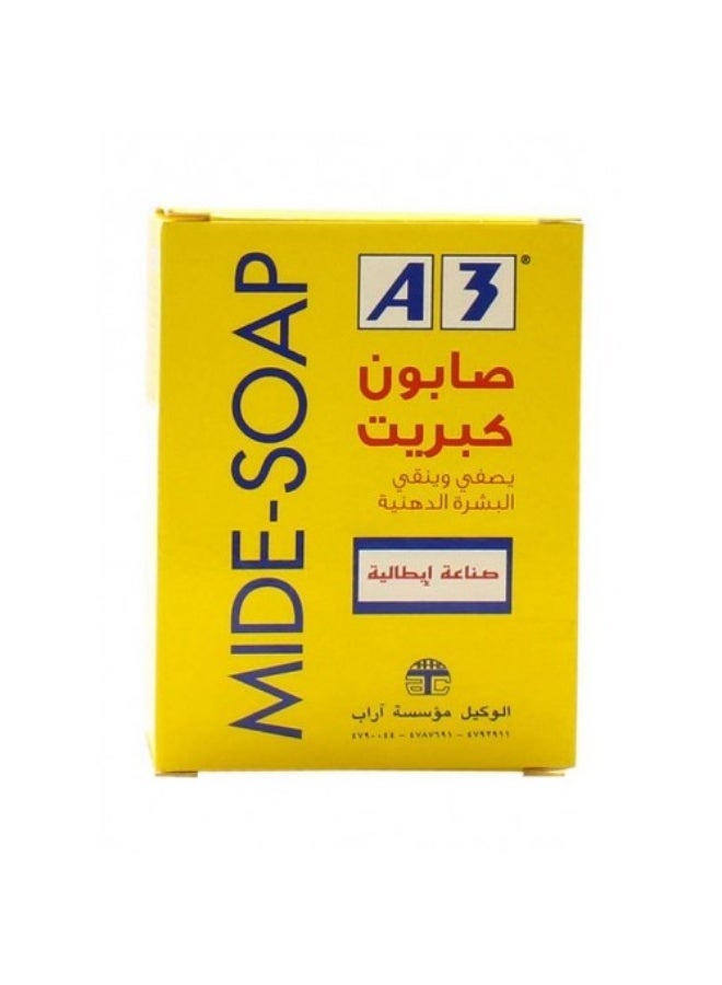 اي 3 أي ثري صابون الكبريت الإيطالي للبشرة الدهنية 100جرام - Image 2