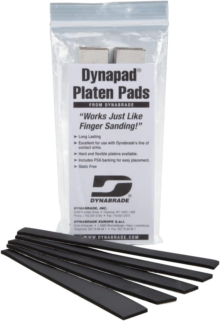 Dynabrade DynaPad Hard Platen Pad 5-Pack - 1/2-Inch Width by 7-Inch Length