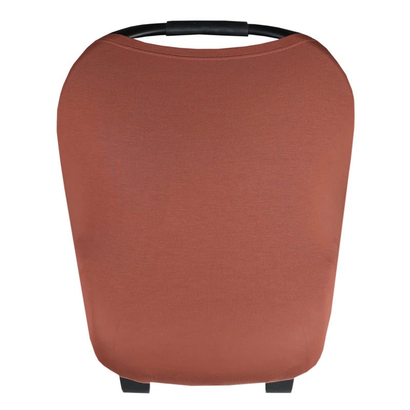 Copper Pearl Multi-Use Cover: Car Seat Covers, Nursing Cover, and Stroller Cover for Sun - Stretchy Fabric, All-Season Use, Stylish Designs, Easy Access for Moms - Moab - Image 1