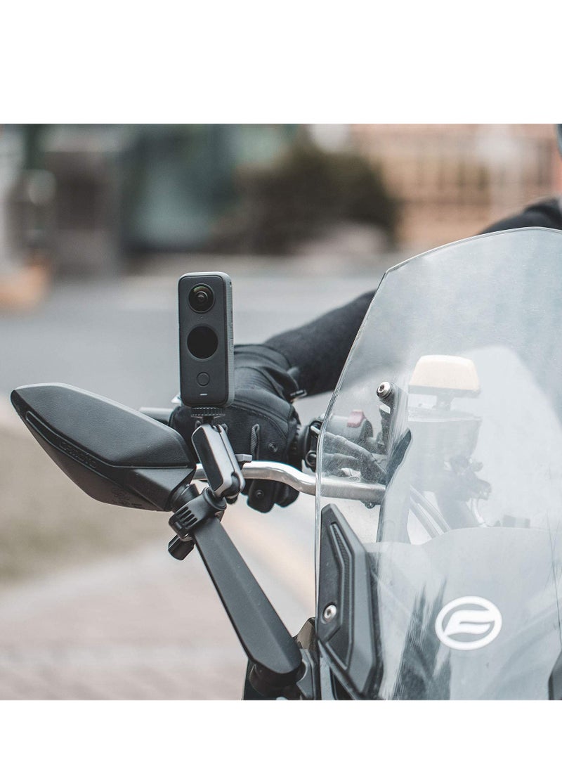 KASTWAVE Action Camera Handlebar Mount for DJI Action 2, GoPro 10, GoPro 7/8/9 Adjustable Motorcycle Handlebar for OSMO Action/Pocket 2/ Pocket Action Camera Bike Mount for Insta 360 - Image 4