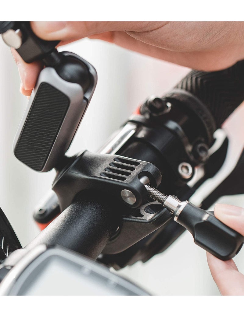 KASTWAVE Action Camera Handlebar Mount for DJI Action 2, GoPro 10, GoPro 7/8/9 Adjustable Motorcycle Handlebar for OSMO Action/Pocket 2/ Pocket Action Camera Bike Mount for Insta 360 - Image 5