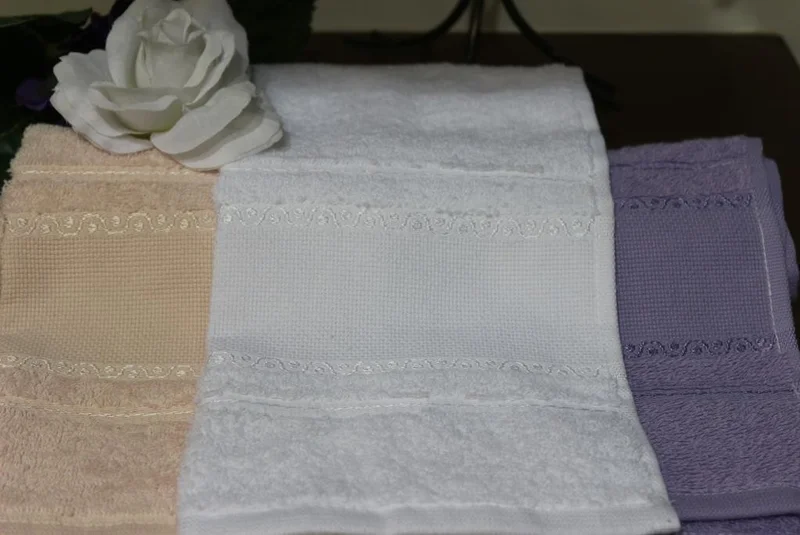 Ender Home 30X50 cm Etamine Cross Stitch Border Special Embroidery Kitchen Towel