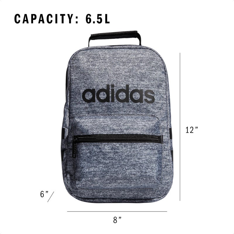 adidas Unisex Santiago Lunch Bag Cooler for Women and Men, Insulated Food Container Box with Mesh Pocket - Image 5