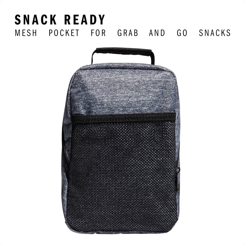 adidas Unisex Santiago Lunch Bag Cooler for Women and Men, Insulated Food Container Box with Mesh Pocket - Image 4