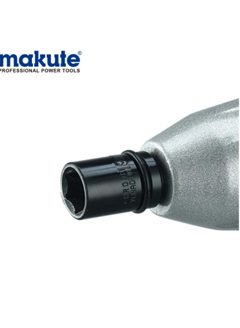 makute - 300W Electric Impact Wrench, 220-240V, 1700 RPM, 110 N.M Torque, Professional Power Tool with Aluminum Housing and Easy Carbon Brush Switch- EW112 - Image 1