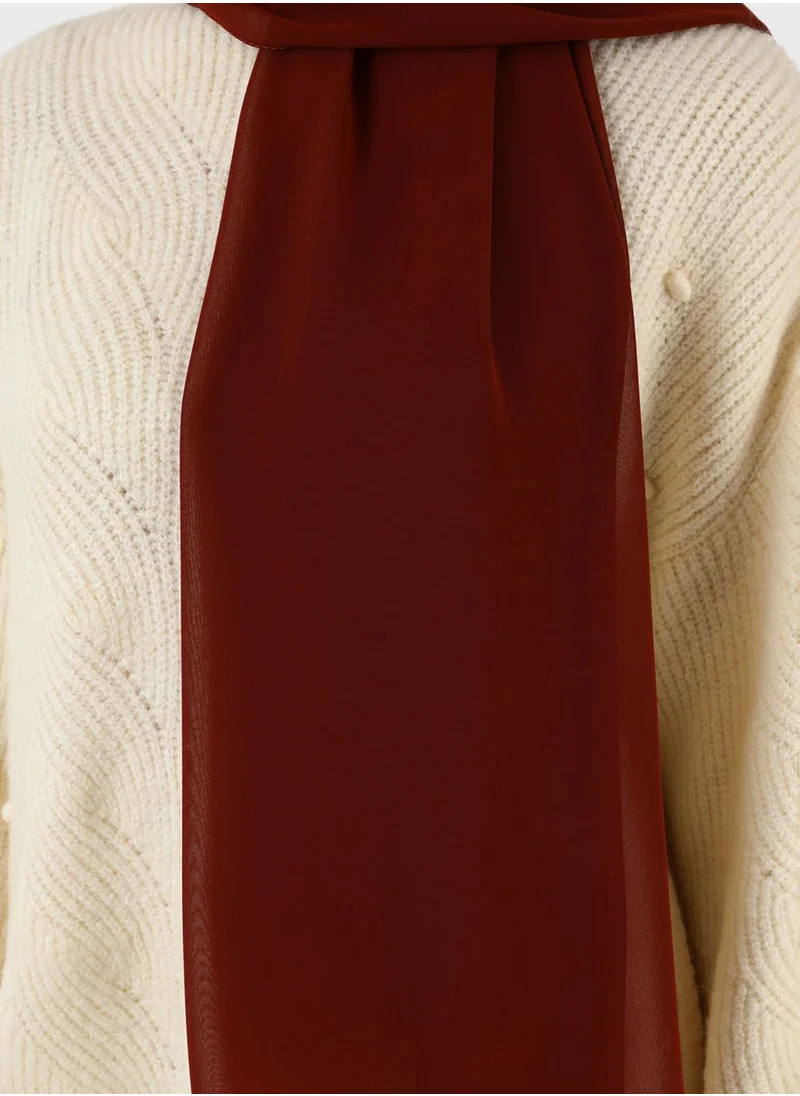 Tuva Shawl by Modanisa Chiffon Scarf