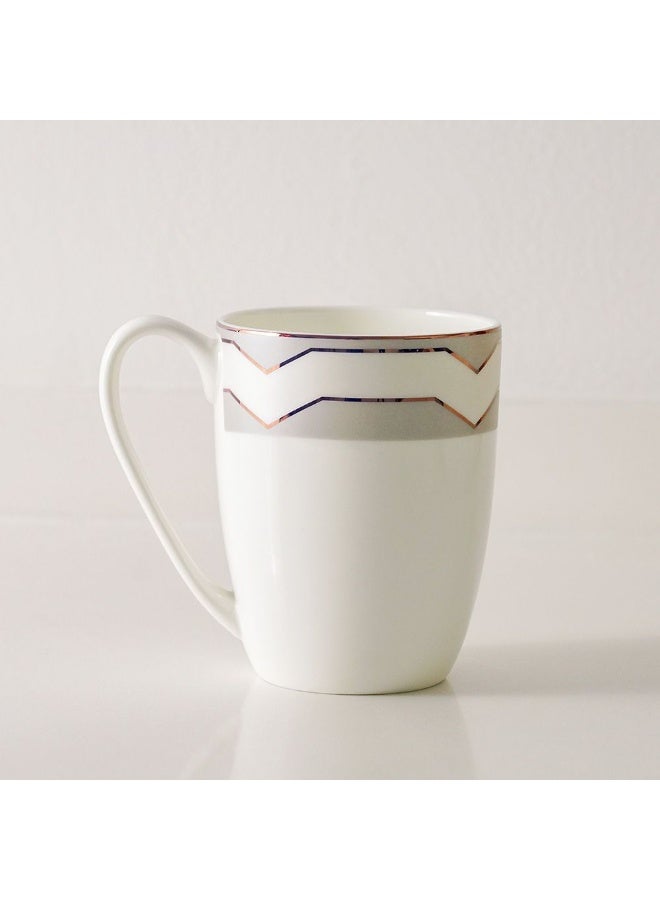 Danube Home Lincoln Fine Bone China Mug Elegant And Durable Perfect For Tea Or Coffee Premium Quality Classic Design Ideal For Home Office And Gifting 350Ml - Image 1