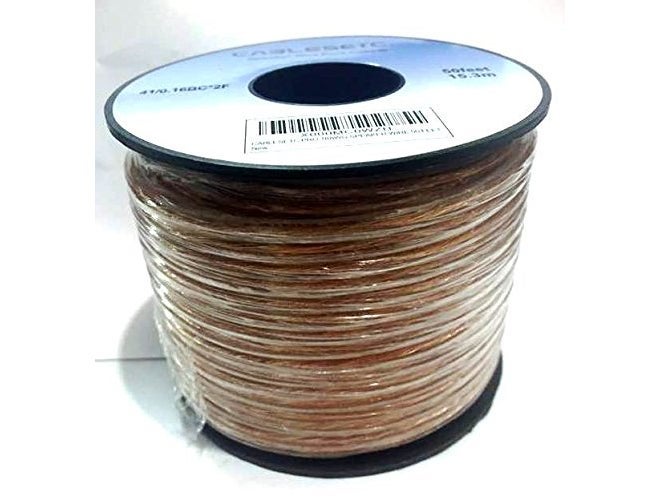 CABLESETC Pro Series Pure Oxygen Stranded Copper Speaker Wire (18AWG/15m) - Image 3