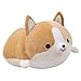 Levenkeness Corgi Dog Plush Pillow Soft Cute Shiba Inu Akita Stuffed Animals Toy Gifts Brown 118 in - Image 3