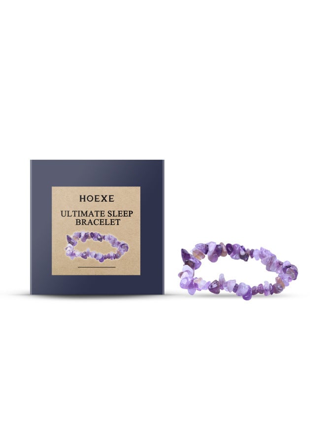 Hoexe Decorative Bracelet Daily Personality Fashion Easiest For Match Night Casual Portable Decorative Amethyst Bracelet - Image 1