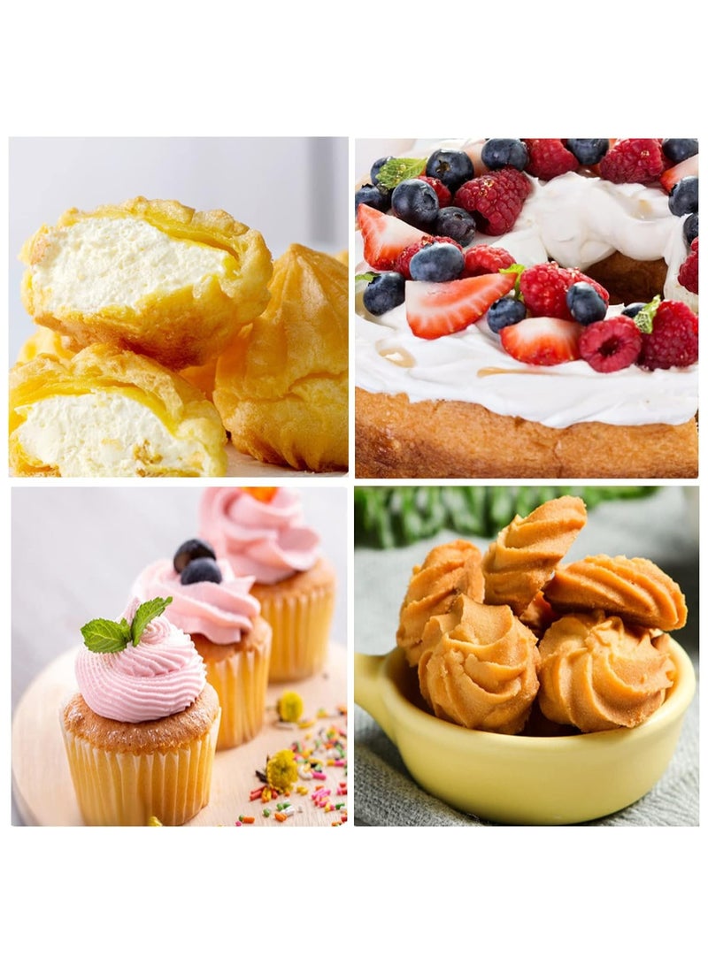 Donut Injector Set; Cream Injector Set; Piping Nozzle Set for Baking; Piping Bag Nozzles for Cupc, Donuts, Cookies, Pastries, with 5 Nozzles - Image 3