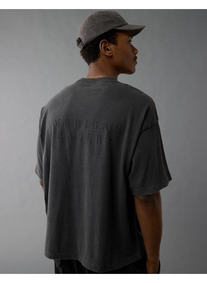 American Eagle - AE Oversized Graphic T-Shirt - Image 1