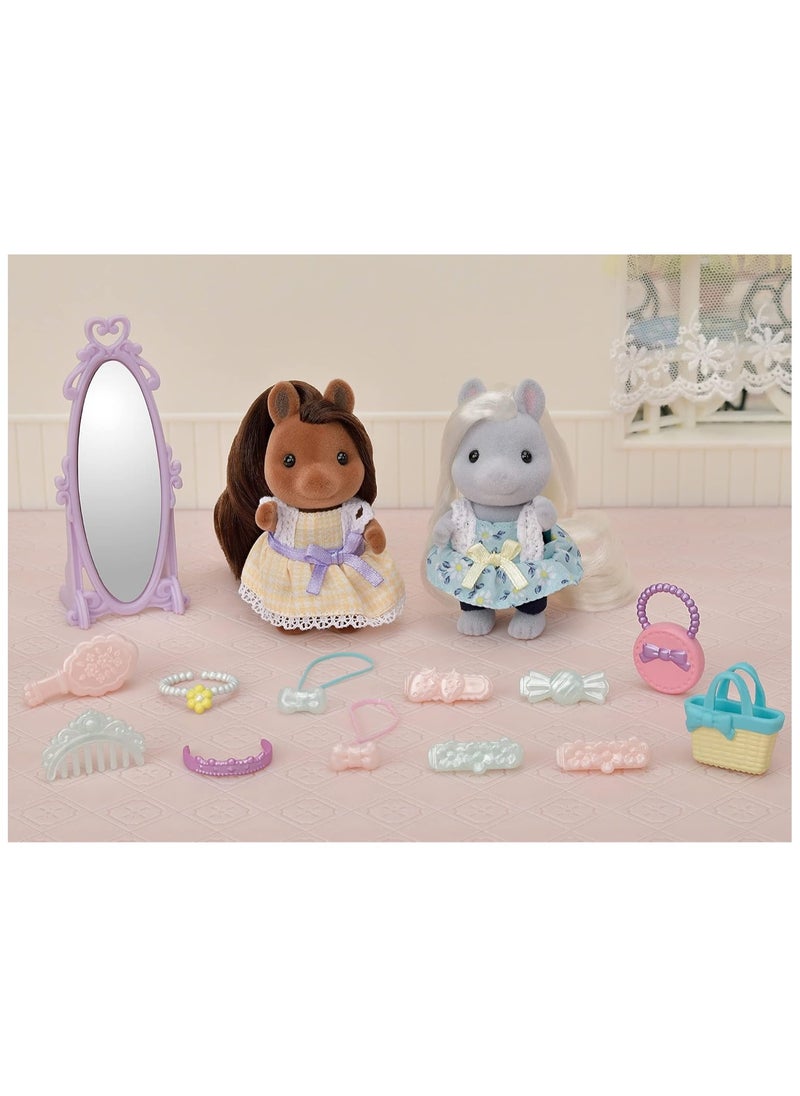 Sylvanian Families - Pony Friends Collectible Figure | Cute Animal Toy for Kids | Adorable Posable Pony Figurine | Perfect for Animal Figurine Collections - Image 1