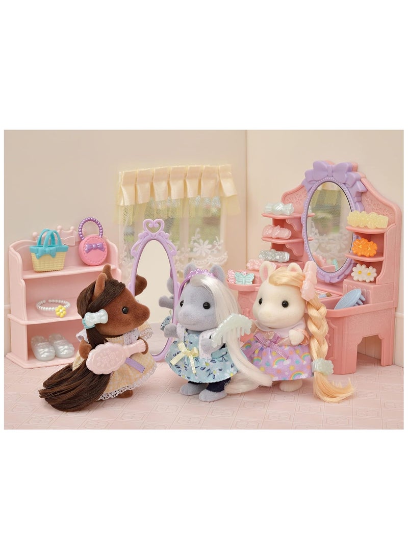Sylvanian Families - Pony Friends Collectible Figure | Cute Animal Toy for Kids | Adorable Posable Pony Figurine | Perfect for Animal Figurine Collections - Image 1