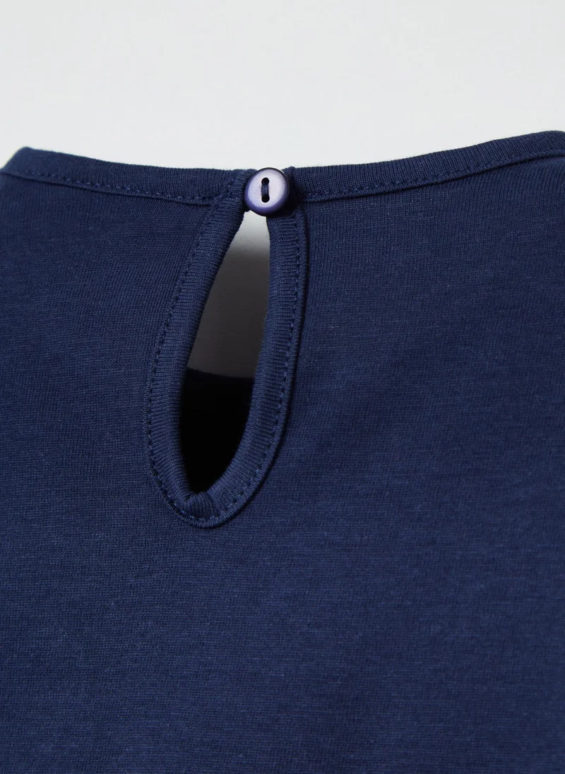 او في اس Two-Pack T-Shirts In Cotton With Print