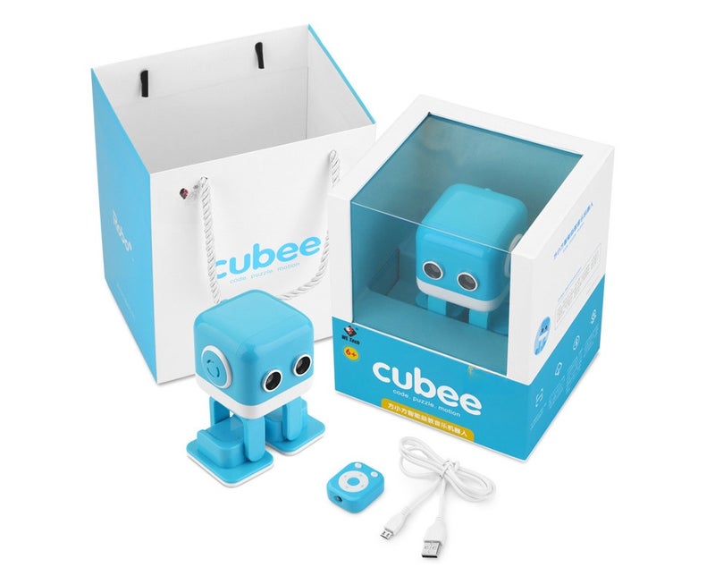 Intelligent Robot Bluetooth Speaker - Blue - Image 1