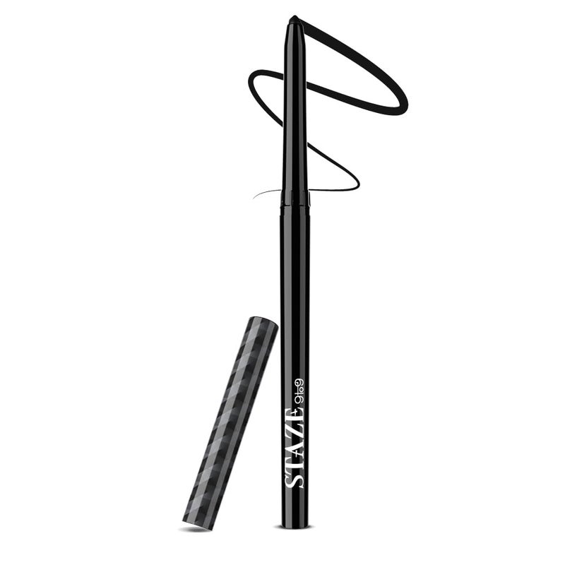 Staze All Eyes on You Kajal | 24H Long Stay | Smudgeproof & Waterproof Formula | Kajal for women | Ultra-pigmented Intense Black Matte Finish | One Stroke Application | 01 Blackest Black | 0.3g - Image 5