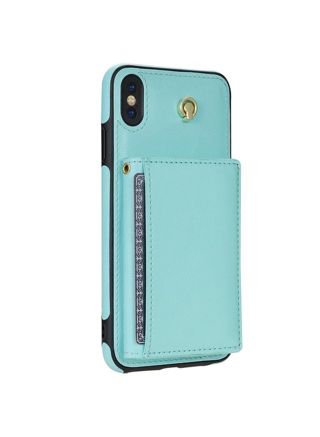 S-TOP Case For iPhone XS Max Three Fold Card Bag Phone Case with Long Lanyard - Image 3