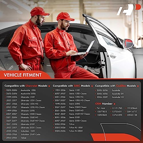 A-Premium منظم نافذة كهربائي أمامي جانبي للسائق مع محرك بديل لشيفروليه سيلفرادو تاهو جي إم سي يوكون XL سييرا إسكاليد بيك أب شاحنة SUV 2000-2006 - Image 2