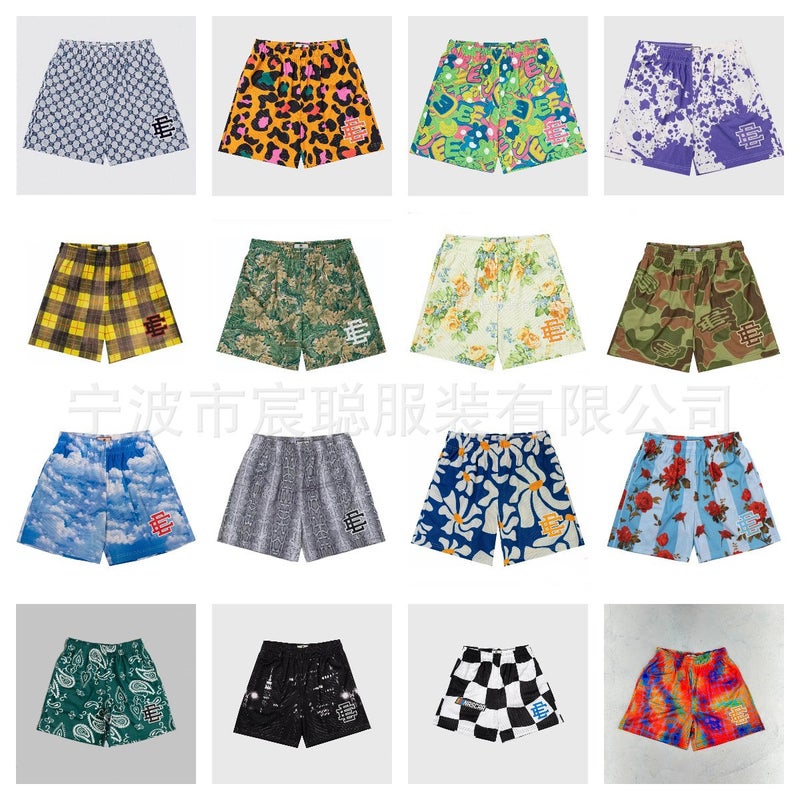 Eric Emanuel Ee Shorts Men'S And Women'S Mesh Quick-Drying Quarter-Length Sports Basketball Pants - Image 2