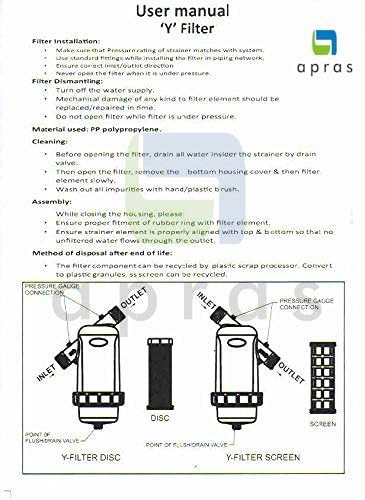 APRAS APRAS Filter 2 TType Ultra DISC Filter for Drip Irrigation Size 2 inch 50mm Flow Rate 25k LTRHr Made in India APDF2550 - Image 5