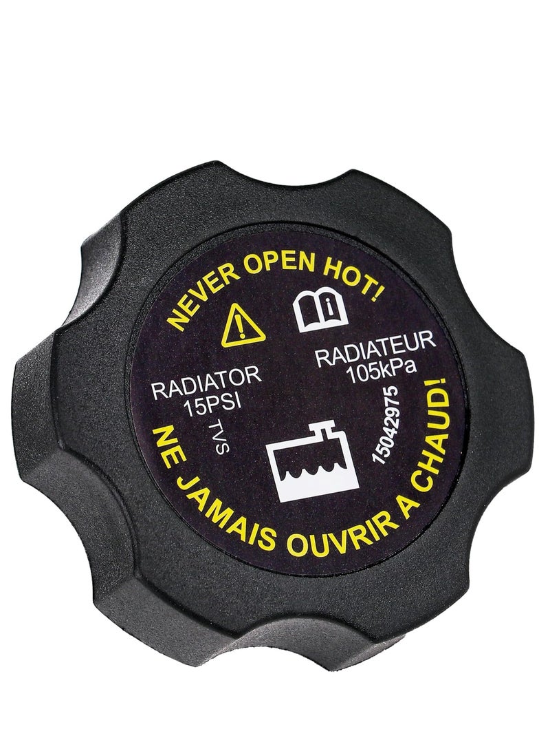 ACDelco Original Equipment RC98 Radiator Cap 15 PSI – High Quality Automotive Cooling System Cap - Image 1