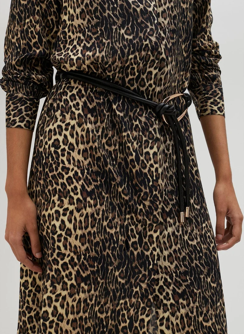 Lola Casademunt Animal print shirt dress