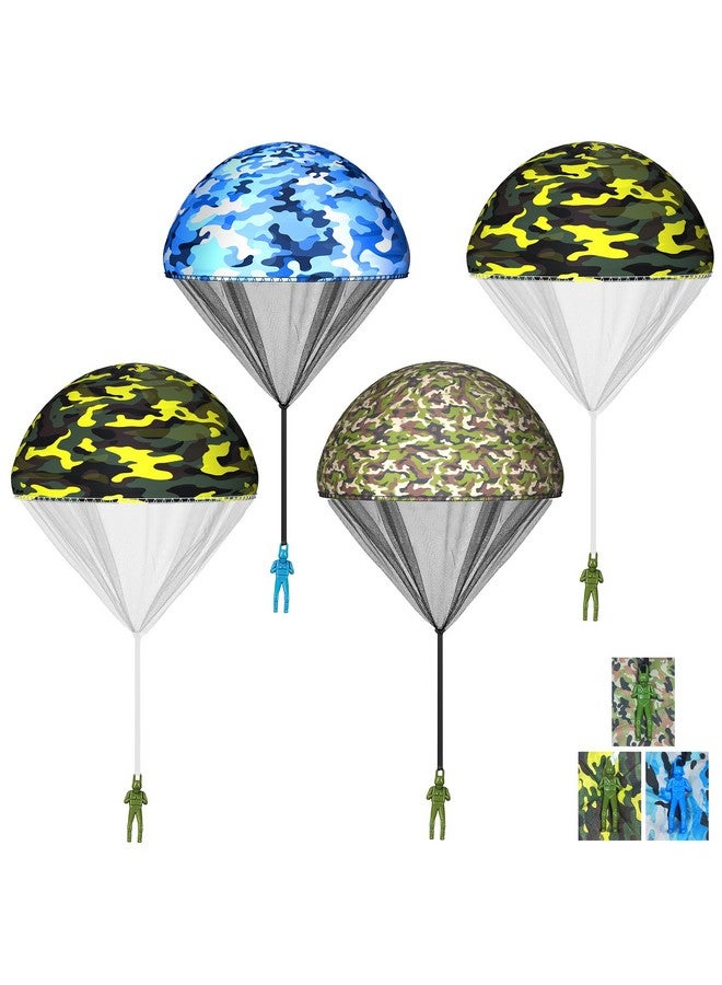 PGXT Parachute Toy for Kids, Army Outdoor Toys Flying Parachute Men, Inside & Outside Toys for or 3 4 5 6 7 8 9 10 11 12 Year Old, Easter Basket Stuffers for Kids, Unique Boys Party Favors - Image 1
