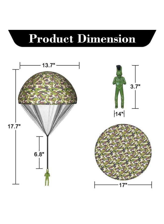 PGXT Parachute Toy for Kids, Army Outdoor Toys Flying Parachute Men, Inside & Outside Toys for or 3 4 5 6 7 8 9 10 11 12 Year Old, Easter Basket Stuffers for Kids, Unique Boys Party Favors - Image 2