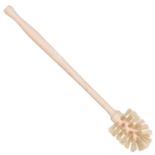 REDECKER REDECKER Bottle Brush Cleaner  Horsehair and Beechwood Handle for Vases Pitchers Mugs and Baby Bottles 1334 Inch Dense Natural Bristles  Wooden Bottle Brush  Bottle Brush Wood Handle 
