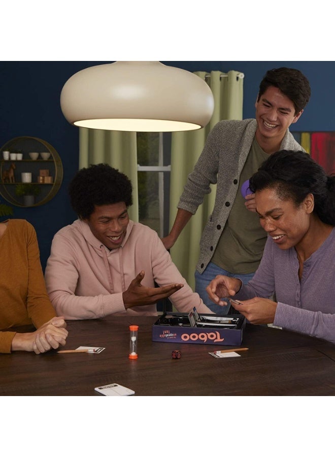 SNAPTRON Quesera Taboo Party Game – Hilarious Guessing Game for Adults & Teens | Classic Word Game for 4+ Players | Game Night Favorite with 260 Cards, Buzzer, Timer & Scorepad | Ages 13+ - Image 2