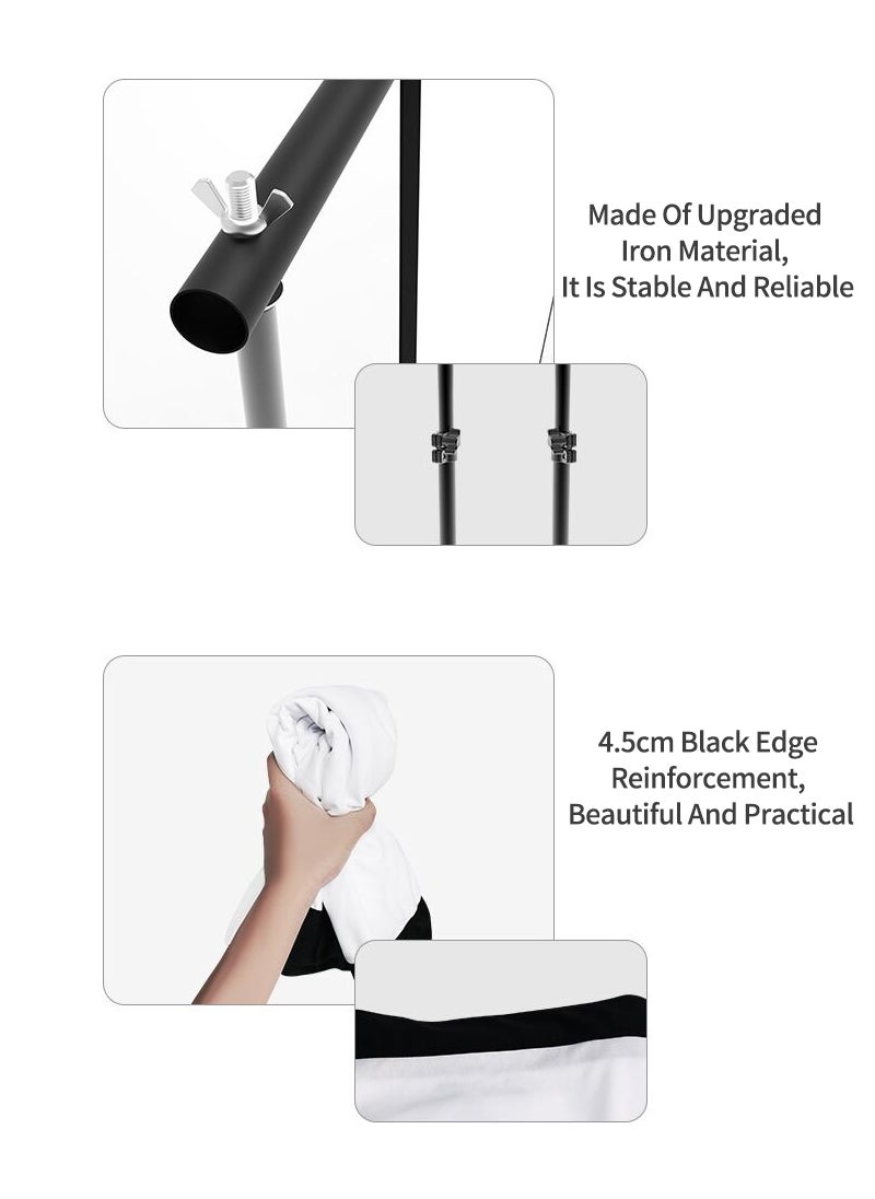 Flash Hawk - 100 inch 16:9 Outdoor and Indoor Portable Projector Screen with 2M High Tripod Stands - Image 1