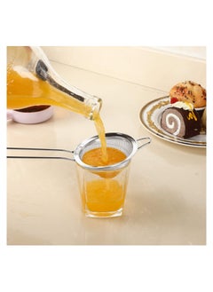Generic Fine Mesh Tea Strainer Cocktails Strainer Stainless Steel Colander with sturdy handle  - Image 4