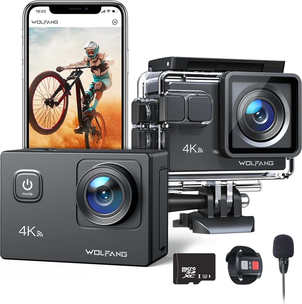 wolfang Wolfang Action Camera GA100 32GB Z3FB247DED41901A5EABEZ