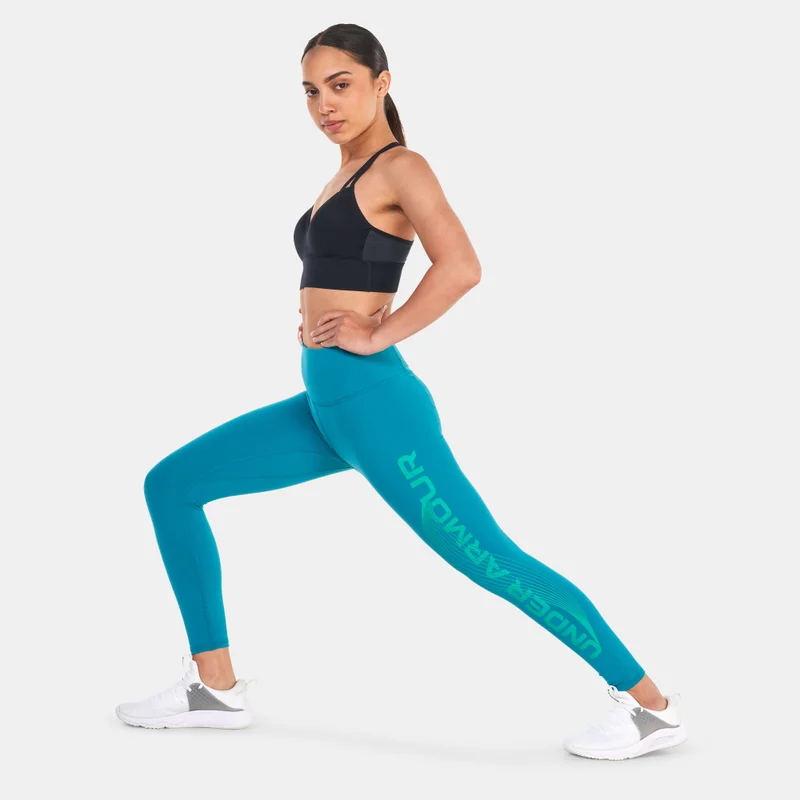 UNDER ARMOUR Women's UA Motion Branded Training Ankle Leggings